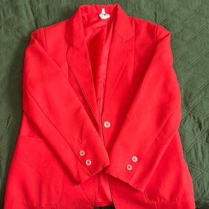Red blazer